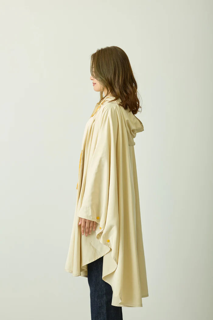 Chiikawa Packable Rain Poncho Beige Unisex