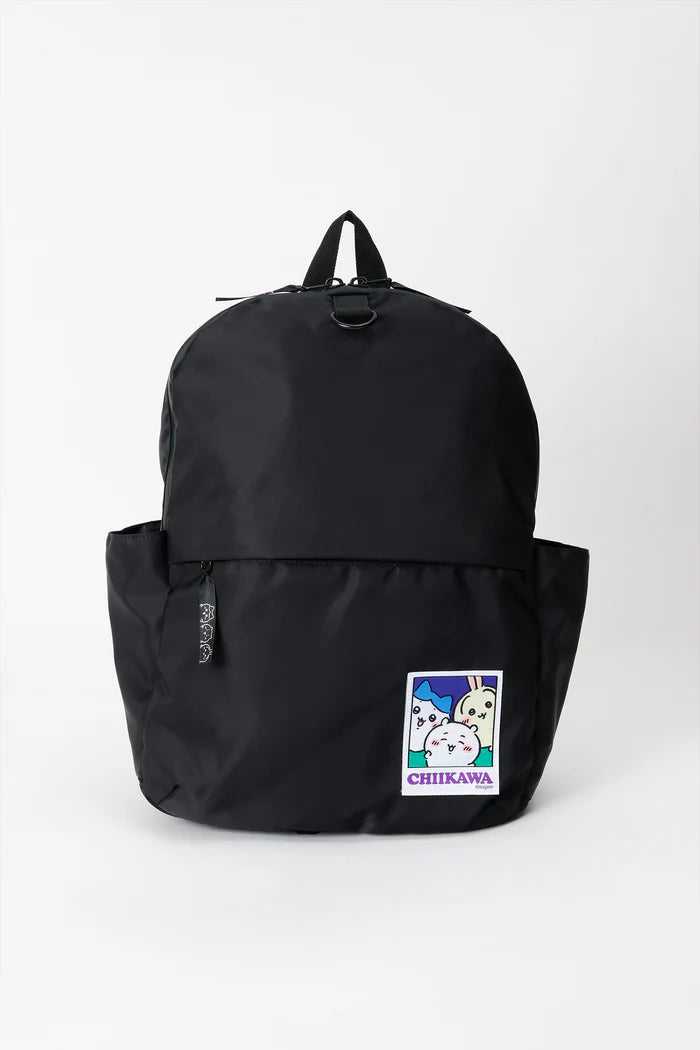 Chiikawa Water-Repellent Backpack, Everyone, Black