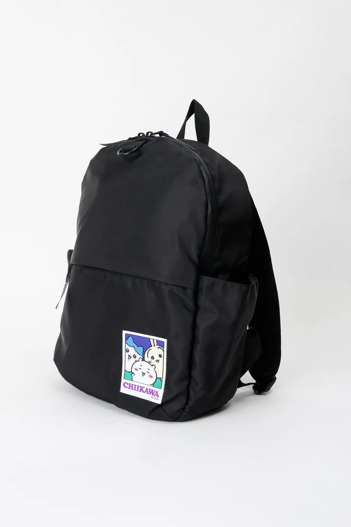 Chiikawa Water-Repellent Backpack, Everyone, Black