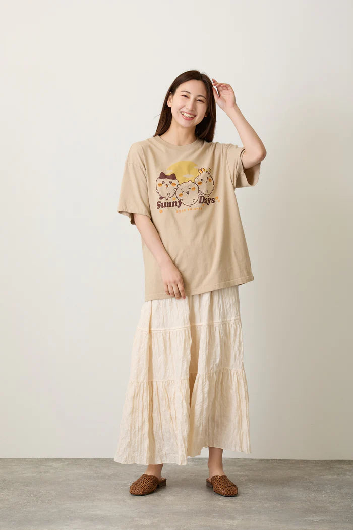 Chiikawa T-shirt Sunny Days Sand Beige