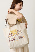 Chiikawa Tote Bag Sunny Days Sand Beige ONE