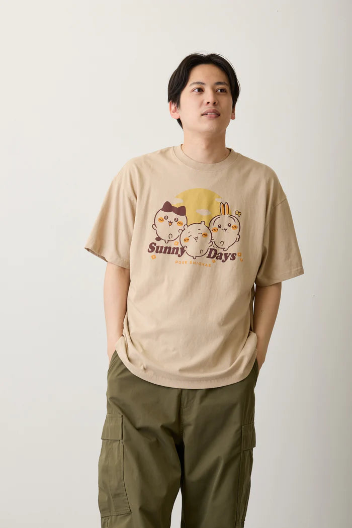 Chiikawa T-shirt Sunny Days Sand Beige