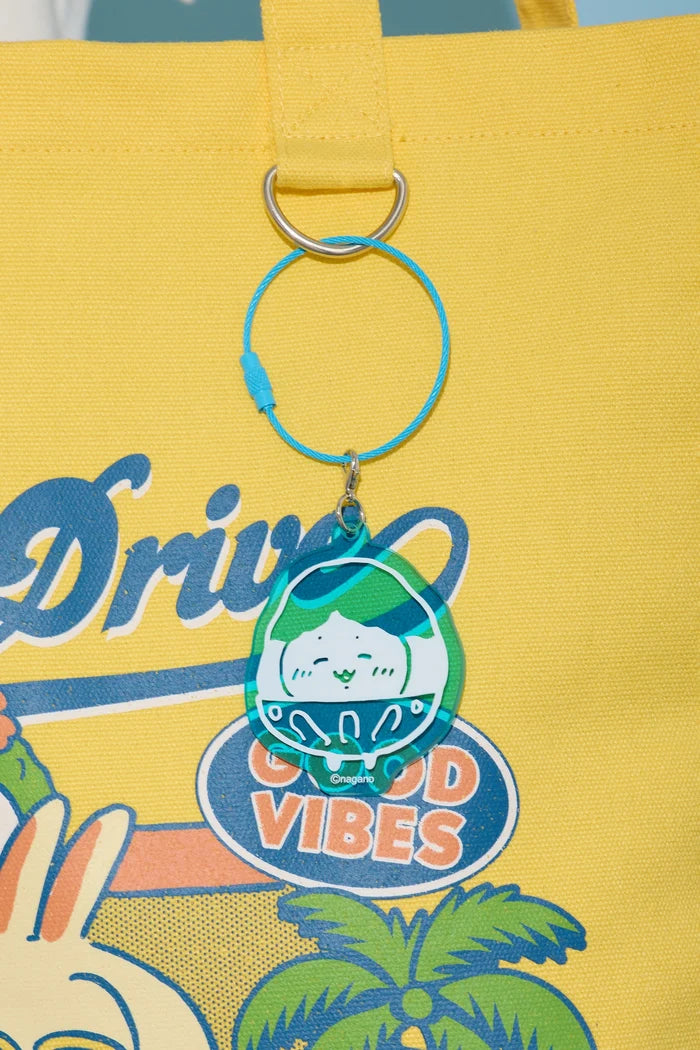 Chiikawa Acrylic Keychain Tote Bag Summer Drive Yellow