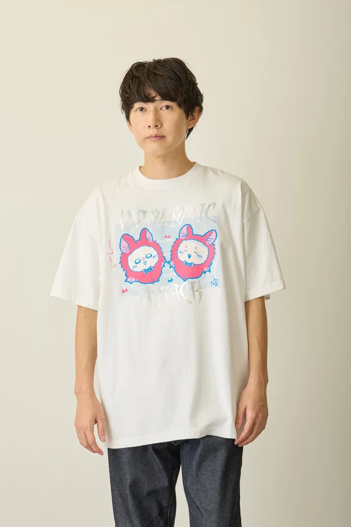 [Pre-sale] Chiikawa Foil Print T-Shirt ULTRASONIC ATTACK White