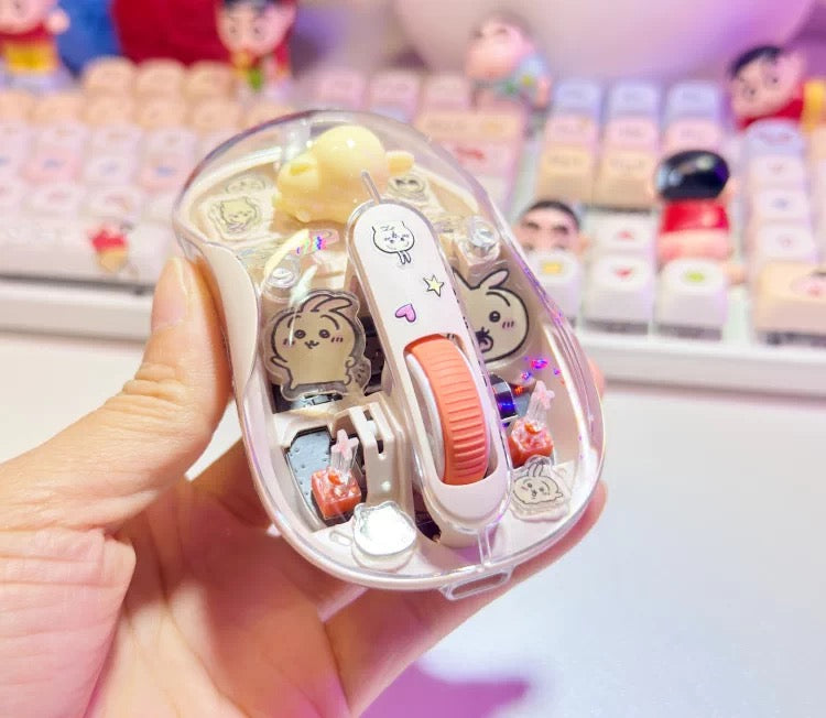 Chiikawa Clear Magnetic Wireless Charging Mouse
