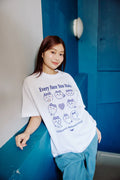 Chiikawa T-shirt Hachiware Series White