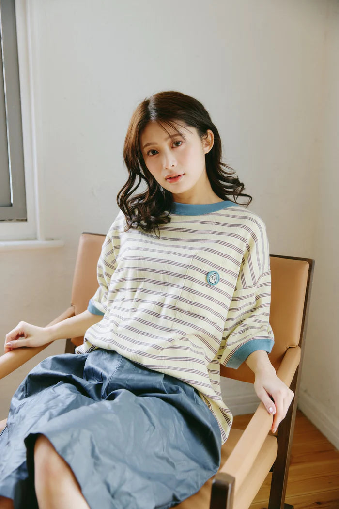 Chiikawa Big Silhouette Pocket T-Shirt Robert P. Miller x Talking Usagi BANANA