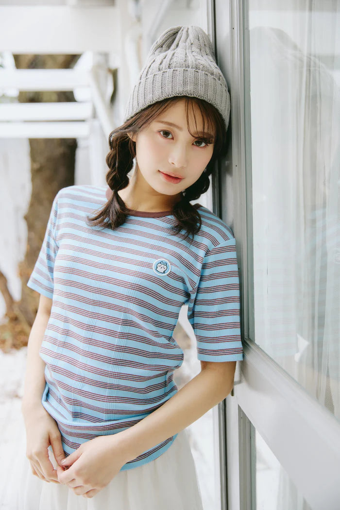 Chiikawa T-shirt Robert P. Miller x Talking Hachiware BLUEBERRY