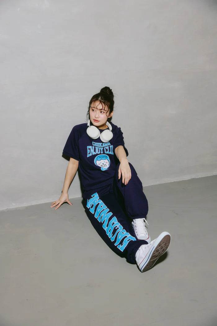 Chiikawa T-shirt Peace Hachiware Navy