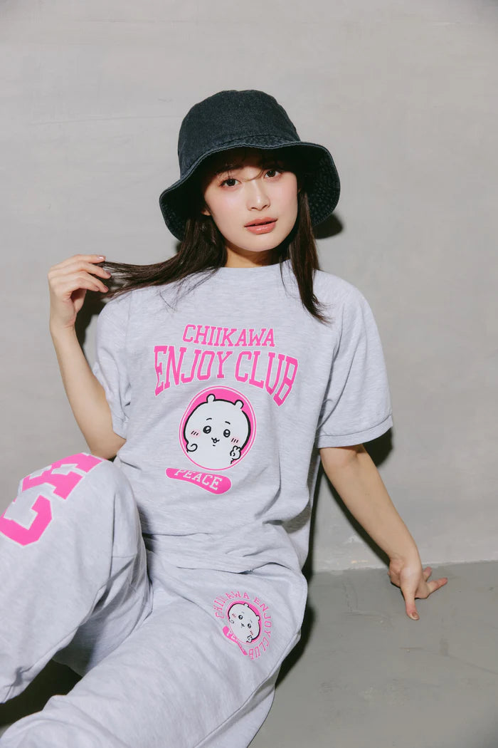 Chiikawa T-shirt Peace Chiikawa Heather Gray