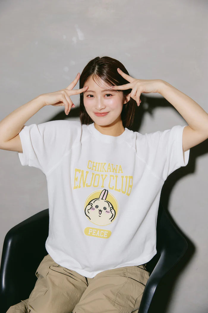 Chiikawa T-shirt Peace Usagi White