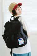 Chiikawa Water-Repellent Backpack, Everyone, Black