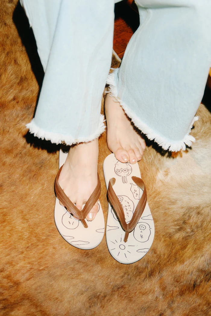 Chiikawa Beach Sandals Water Gun Beige