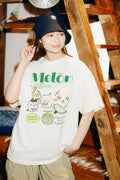 T-shirt Chiikawa crème de melon