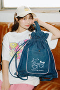 Chiikawa Denim Knapsack - Let's Dance! Indigo ONE