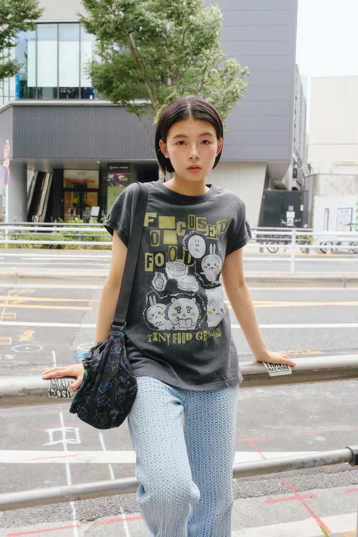 Chiikawa Wide Sleeveless Top FOCUSED ON FOOD Sumi