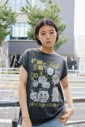 Chiikawa Wide Sleeveless Top FOCUSED ON FOOD Sumi