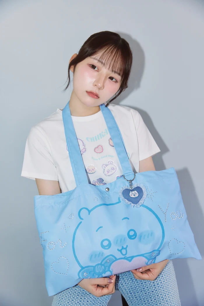 Chiikawa Charm Tote Bag For You (Trio) Sax Blue ONE