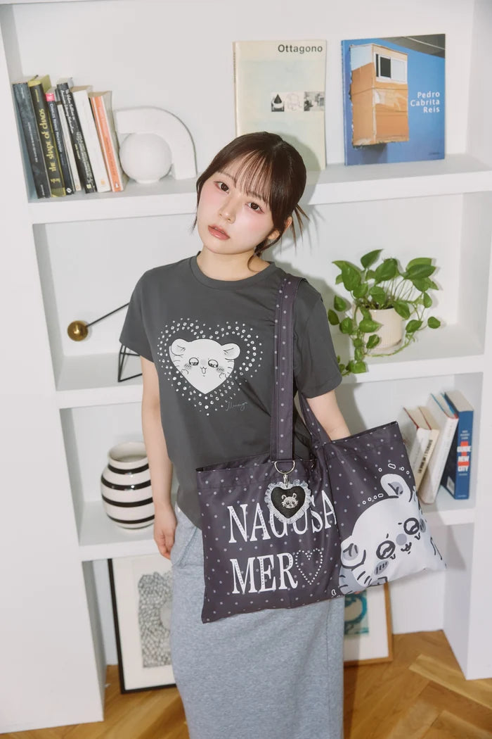 Chiikawa Charm Tote Bag NAGUSAMERO (Momonga) Sumikuro ONE