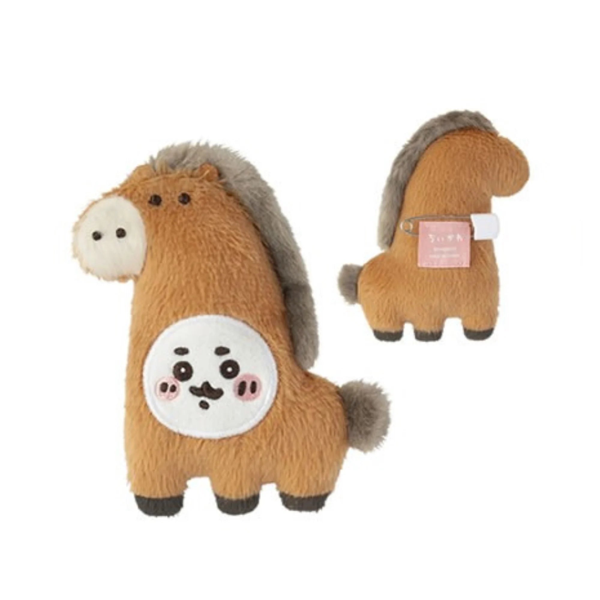 UMA TO NARU Plush Badge (Chiikawa)