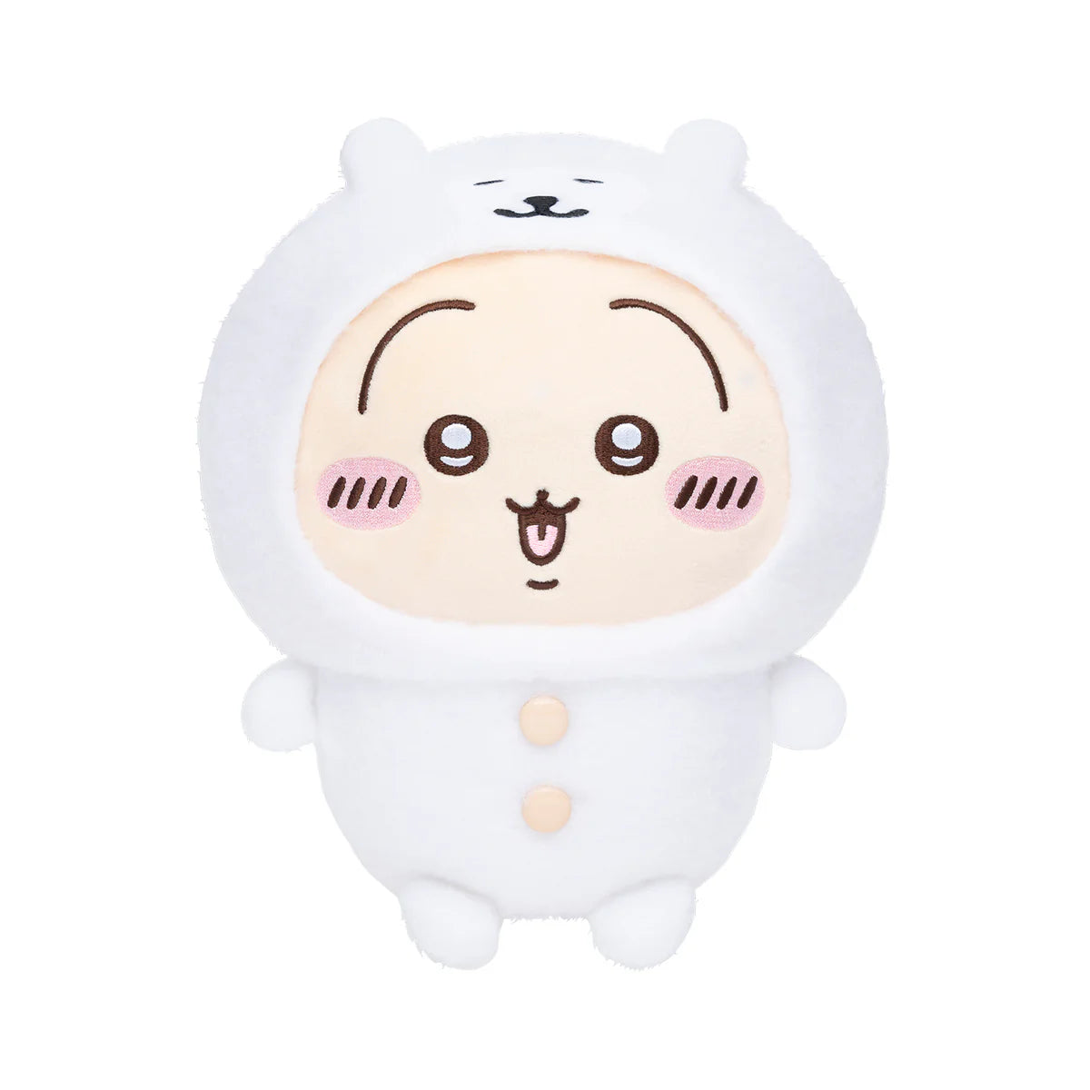 Nagano Characters Plush S (Usagi Wearing a Joke Bear Hood)
