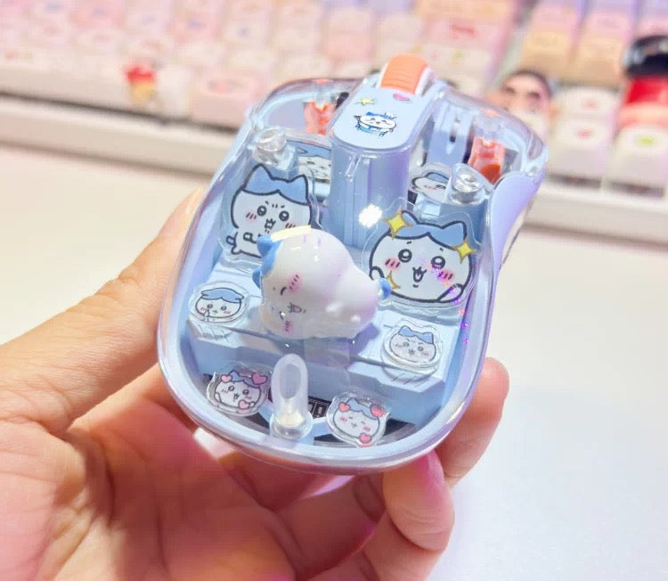 Chiikawa Clear Magnetic Wireless Charging Mouse