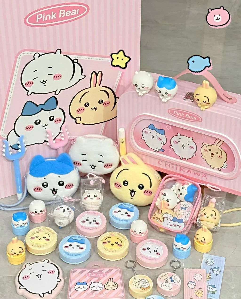 Pink Bear X CHIIKAWA Makeup Collection (ALLIN)