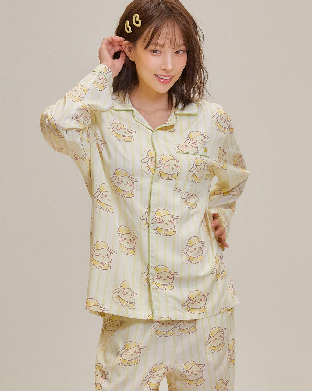 SPAO x Chiikawa Long Sleeve Sleeping Pajamas