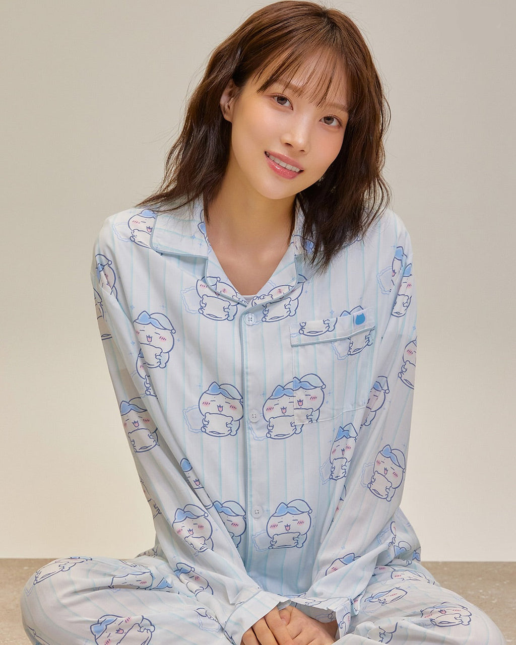 SPAO x Chiikawa Long Sleeve Sleeping Pajamas