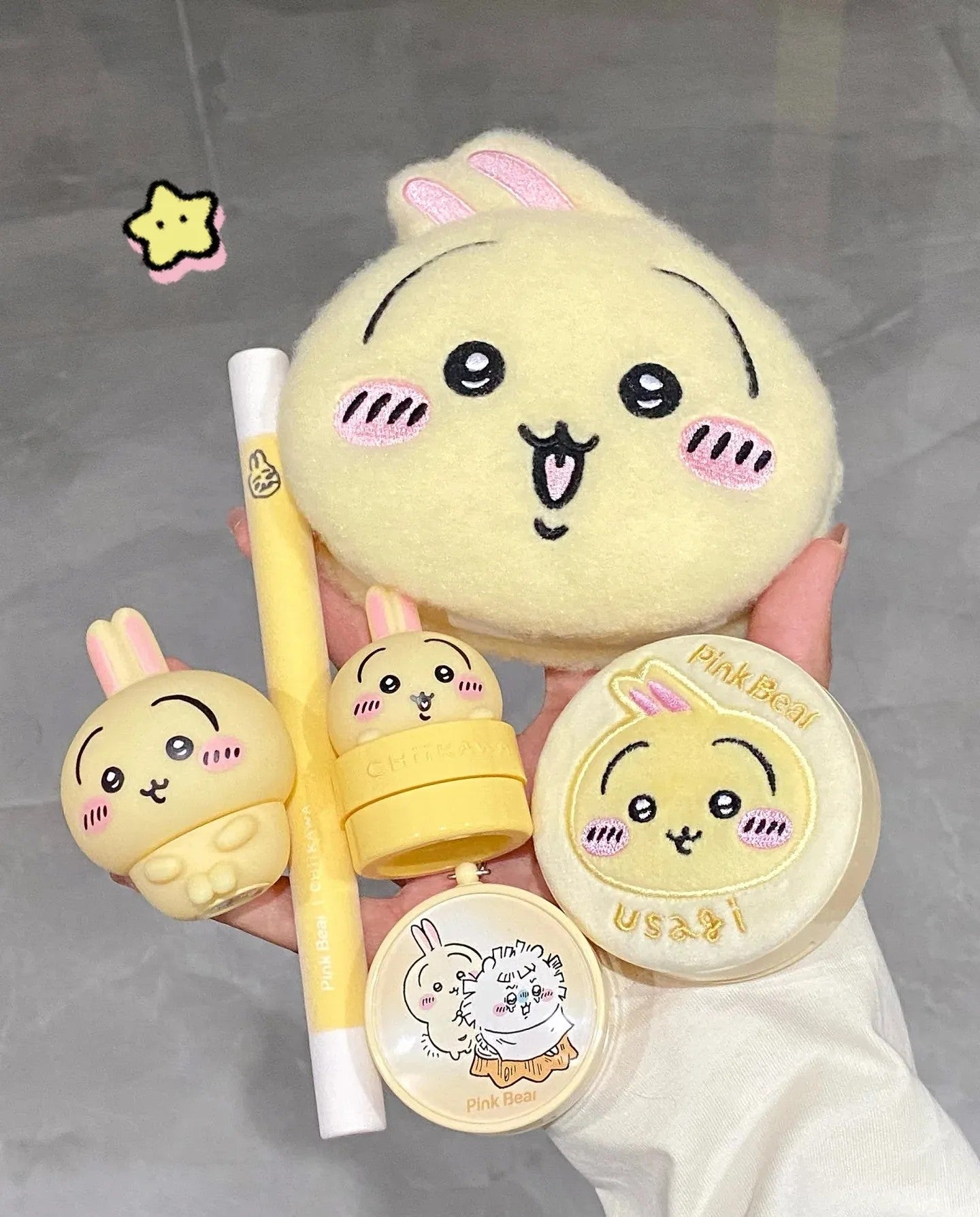 Pink Bear X CHIIKAWA Makeup Collection (Usagi)