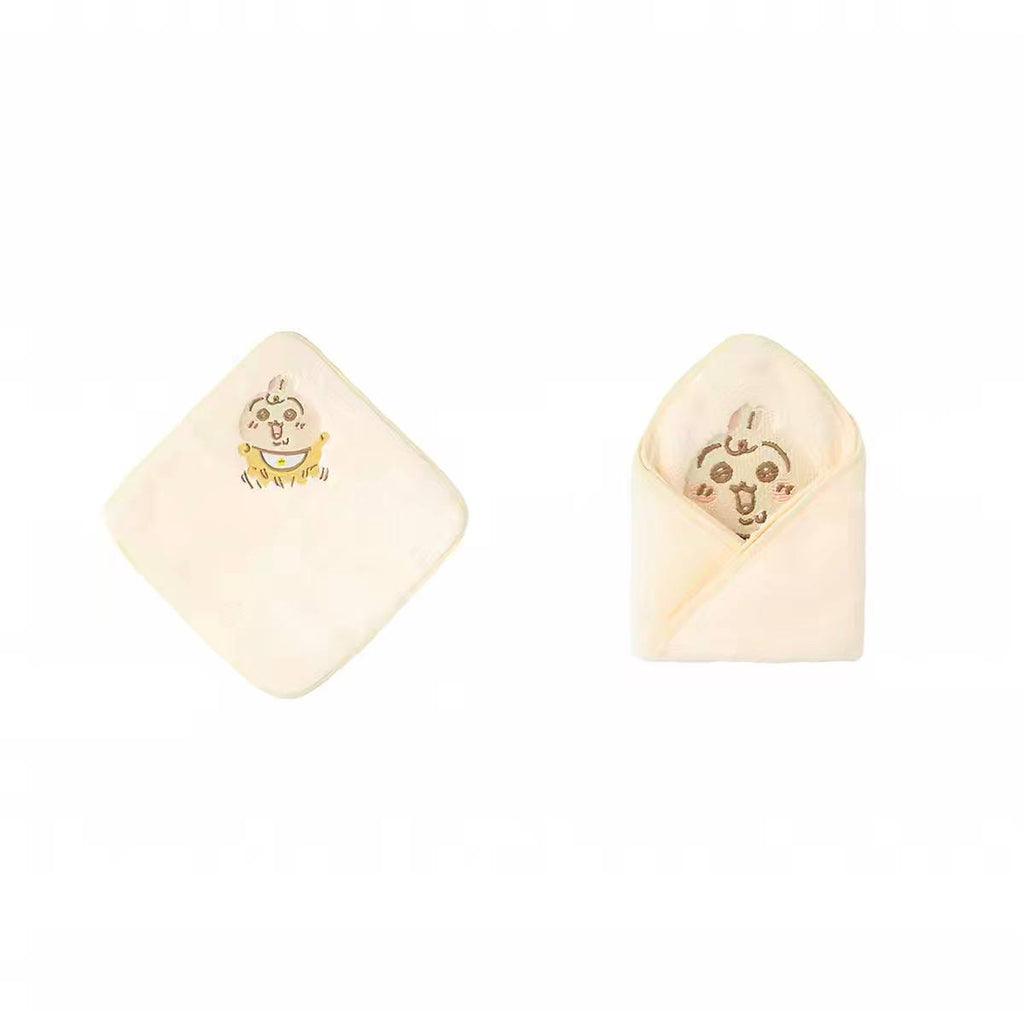 Serviettes d'emmaillotage, serviettes carrées de la série bébé Chiikawa