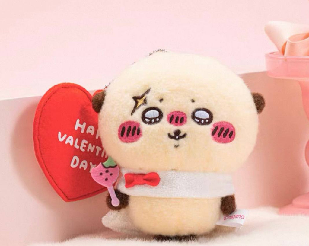 Chiikawa Valentine’s Day 2026 Plush Mascot Keychain (Rakko)