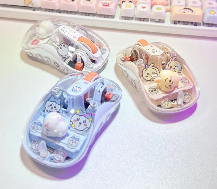 Chiikawa Clear Magnetic Wireless Charging Mouse