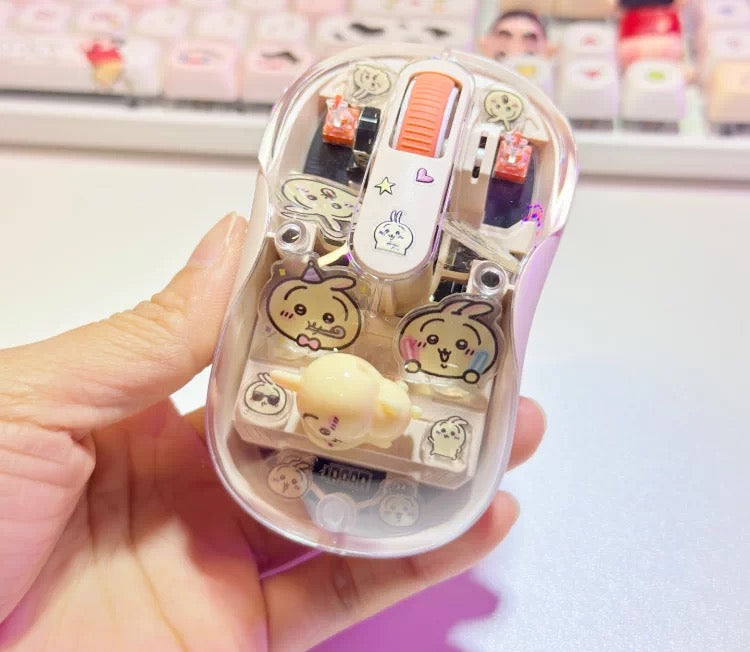 Chiikawa Clear Magnetic Wireless Charging Mouse