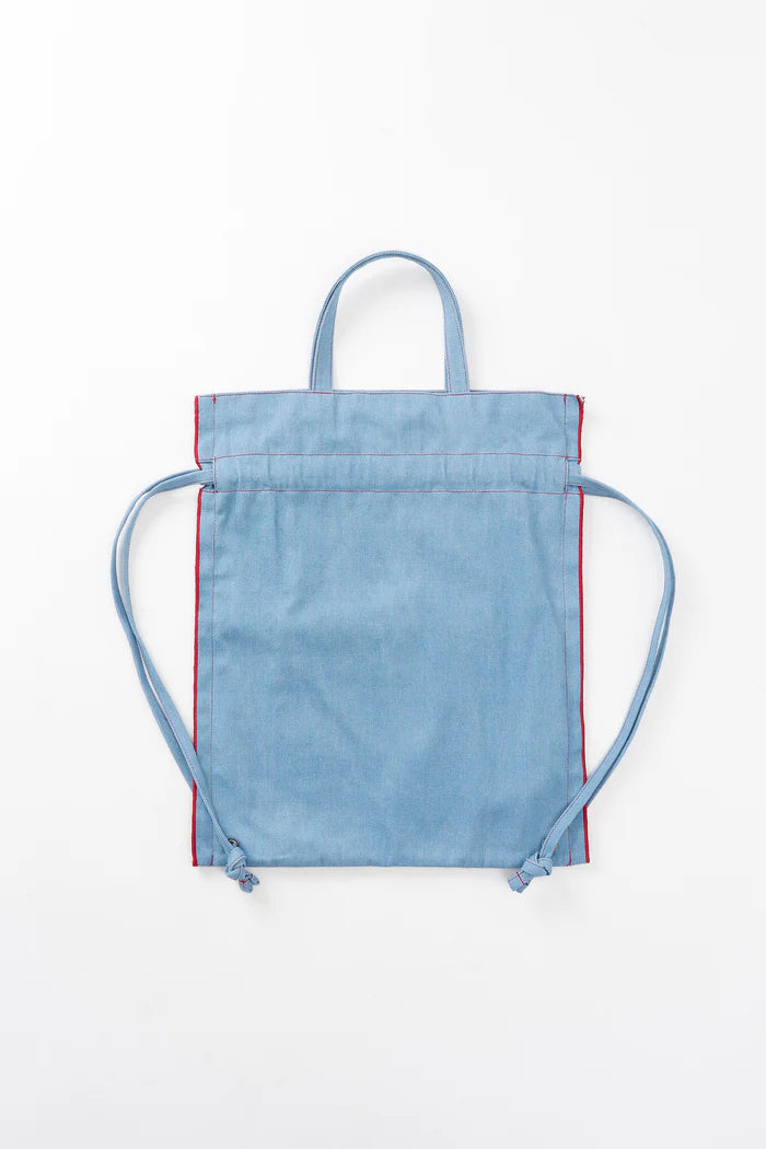 Chiikawa Denim Knapsack Ribbon Ribbon Light Blue ONE