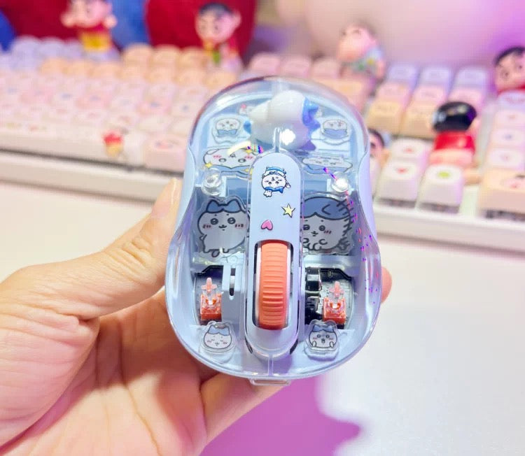 Chiikawa Clear Magnetic Wireless Charging Mouse