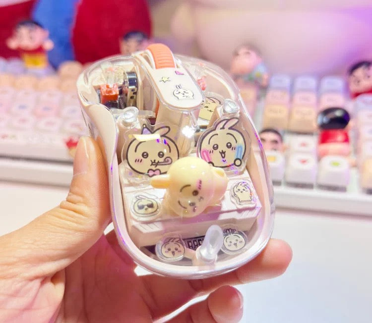 Chiikawa Clear Magnetic Wireless Charging Mouse
