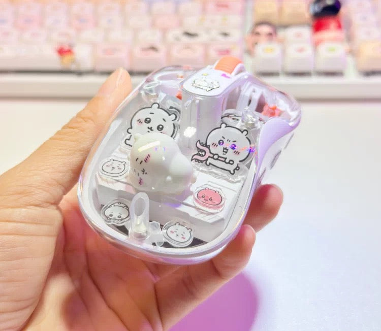 Chiikawa Clear Magnetic Wireless Charging Mouse