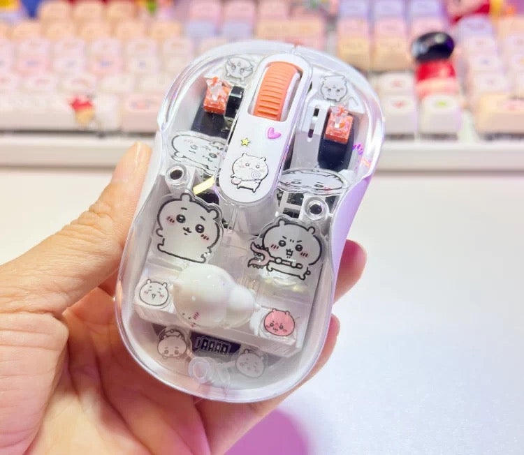 Chiikawa Clear Magnetic Wireless Charging Mouse