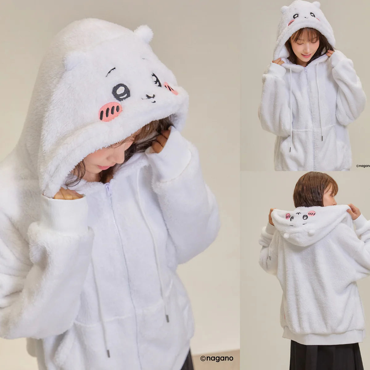 [Pre-order] Chiikawa Hooded Zip-Up