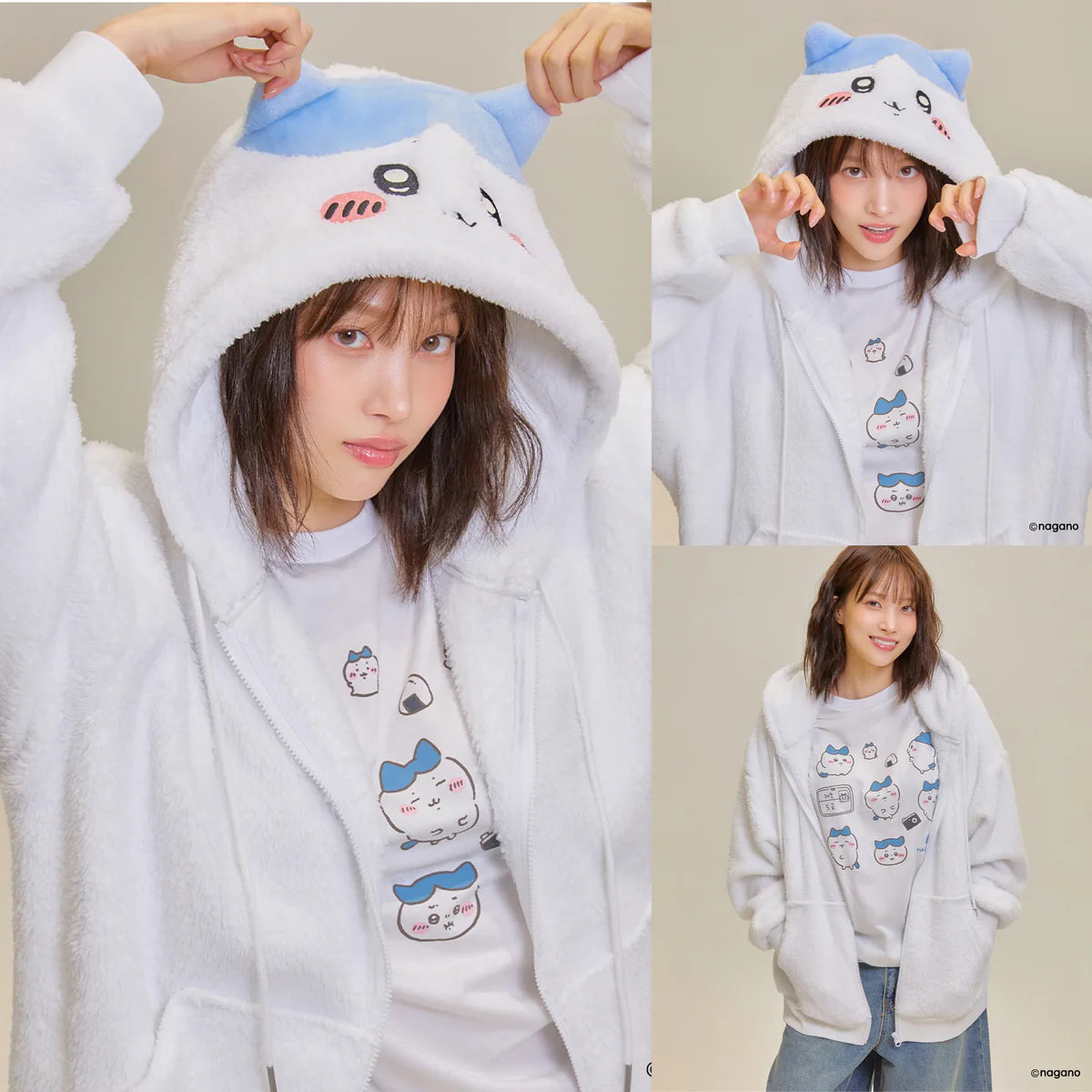 [Pre-order] Chiikawa Hooded Zip-Up