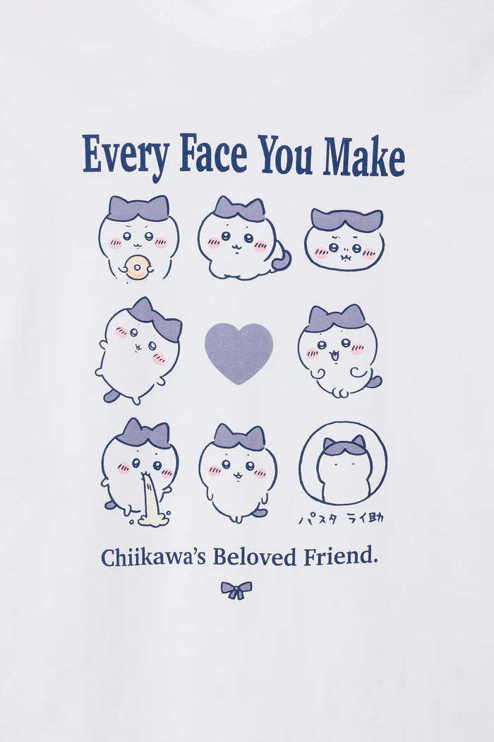 Chiikawa T-shirt Hachiware Series White