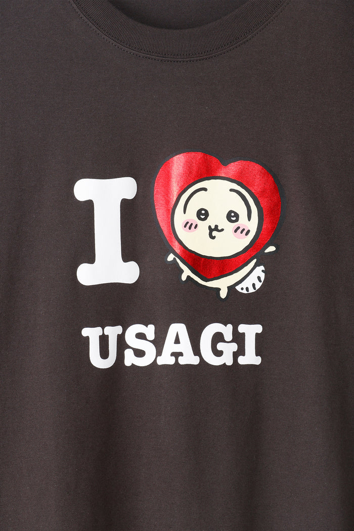 [New] "I LOVE USAGI" Long Sleeve T-Shirt - Black