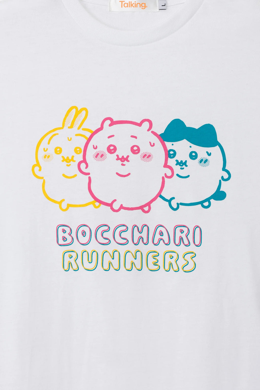 Chiikawa Pack T-shirt - Seasoned Seaweed/Chubby Runners - Sumi/White