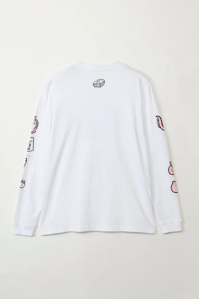 Chiikawa L/ST Shirt Chiikawa White