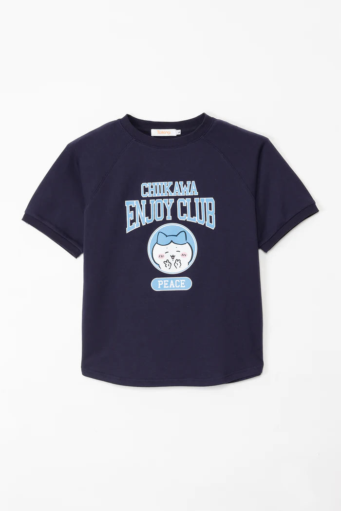 Chiikawa T-shirt Peace Hachiware Navy