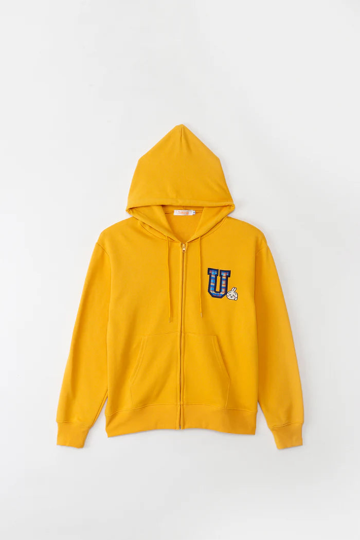 [Per Order] Chiikawa Zip Hoodie GO MY WAY Yellow