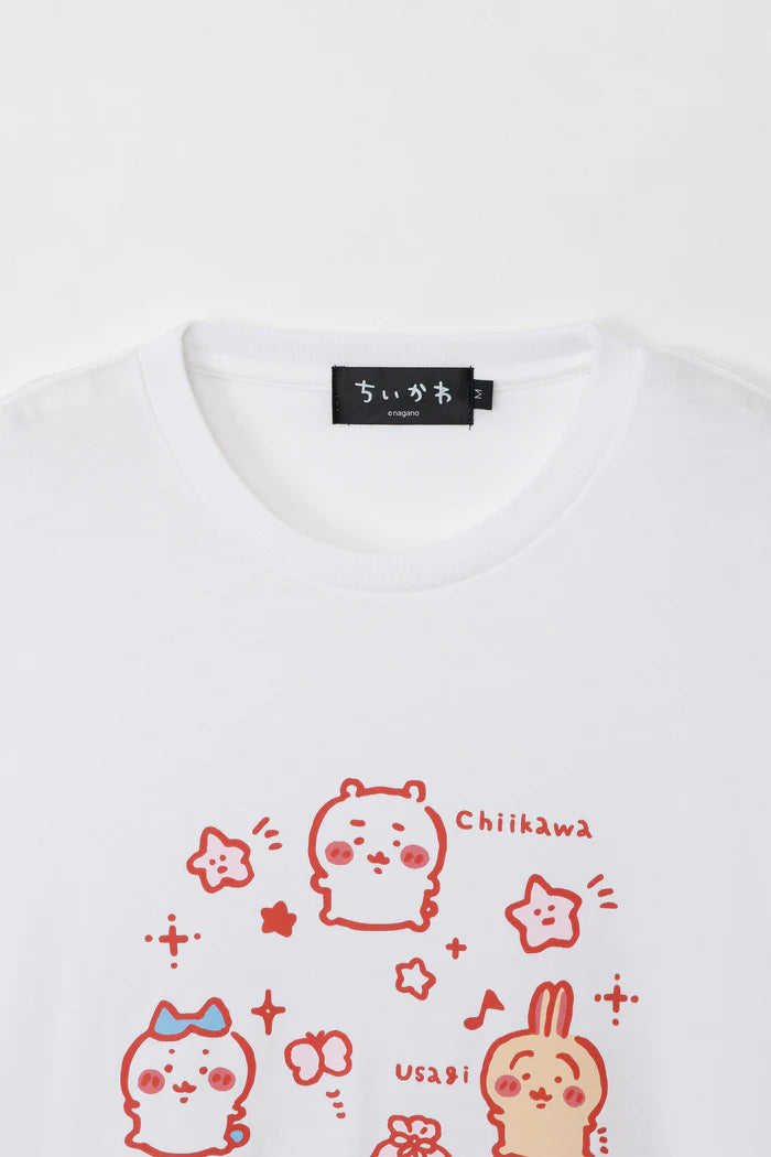 Chiikawa Long Sleeve T-Shirt, Small, White