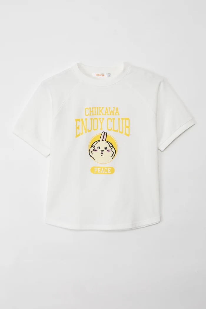 Chiikawa T-shirt Peace Usagi White