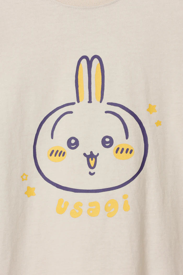 Chiikawa L/ST Shirt, Usagi, Sand Beige